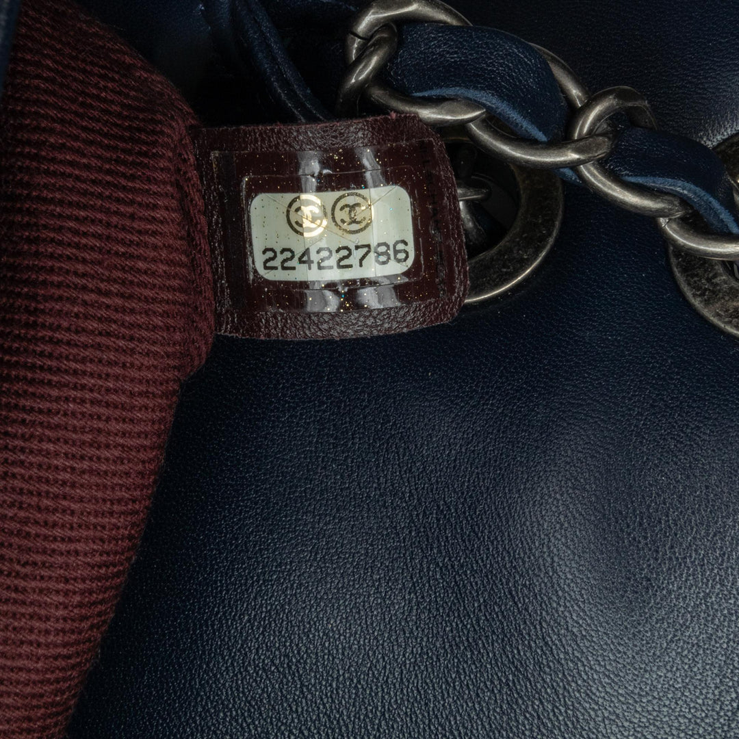 Top Quality Chanel Canvas Stripe Flap Bag (SHG-V4iS5g)