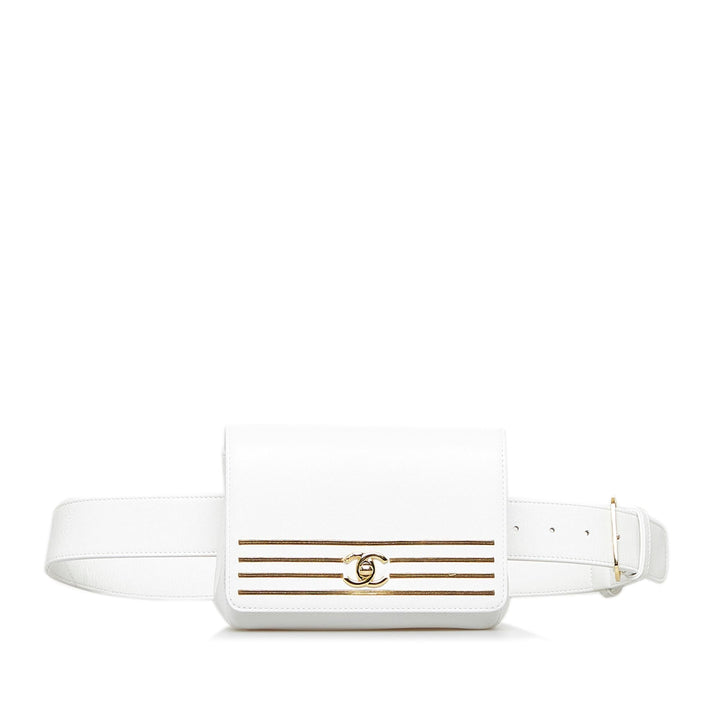 Top Quality Chanel Captain Gold Belt Bag (SHG-LfTPGv)