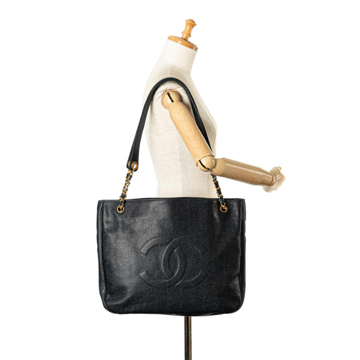 Top Quality Chanel Caviar CC Tote (SHG-ggd4S1)
