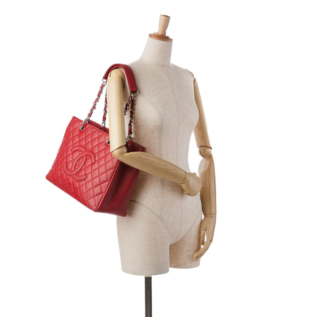 Top Quality Chanel Caviar Grand Shopping Tote (SHG-HTwCiV)