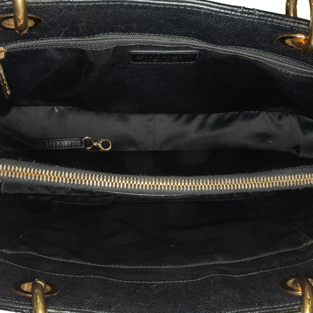 Top Quality Chanel Caviar Grand Shopping Tote (SHG-8A60Nv)