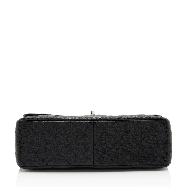 Top Quality Chanel Caviar Leather Classic Jumbo Single Flap Bag (SHF-LHfnsx)