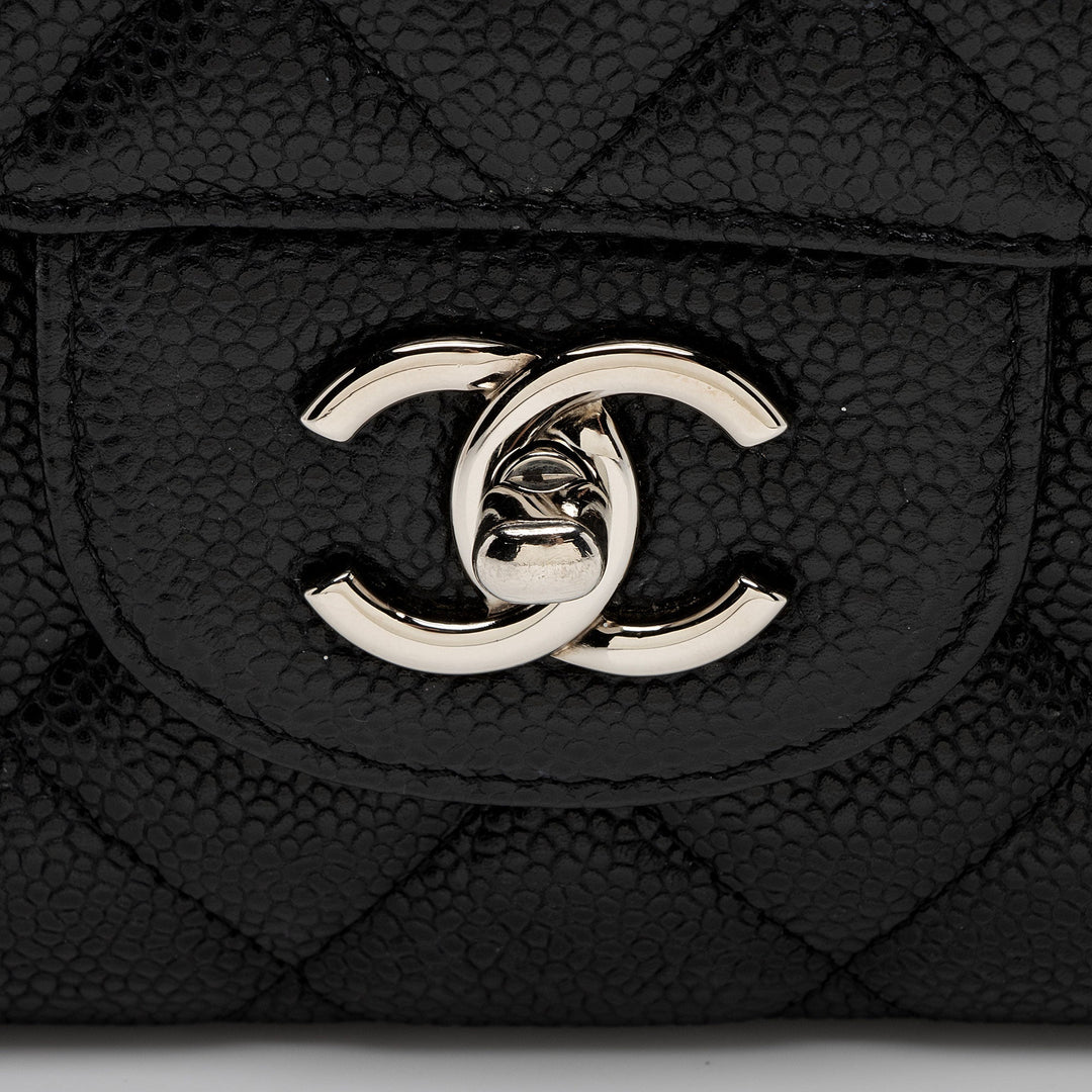 Top Quality Chanel Caviar Leather Classic Jumbo Single Flap Bag (SHF-LHfnsx)
