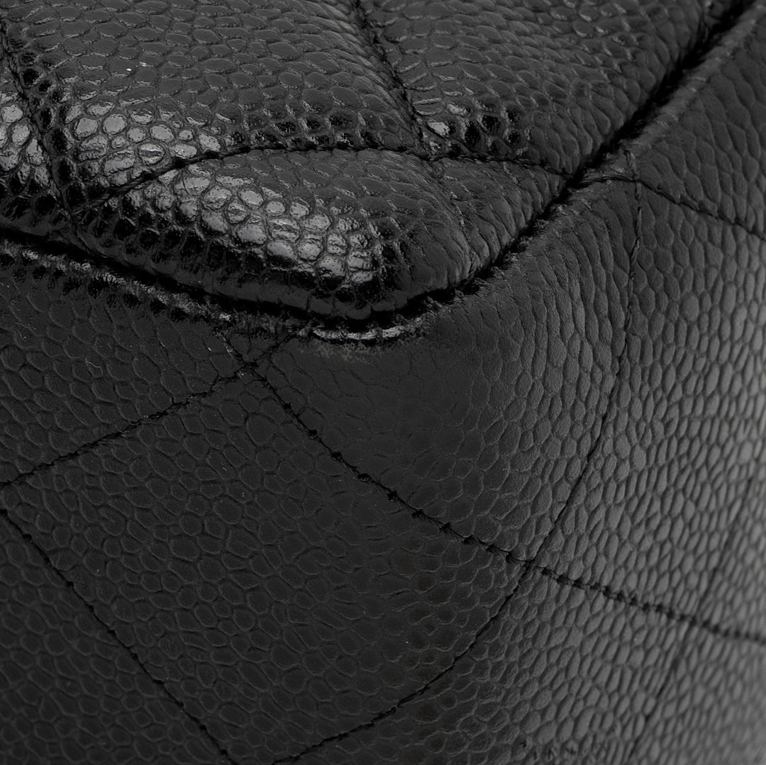 Top Quality Chanel Caviar Leather Classic Jumbo Single Flap Bag (SHF-LHfnsx)