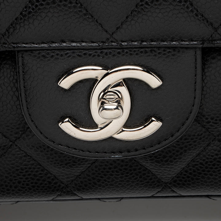 Top Quality Chanel Caviar Leather Classic Maxi Double Flap Bag (SHF-v8U2qf)