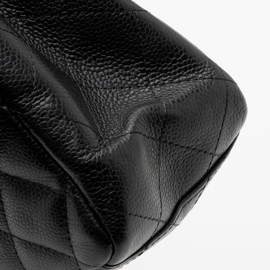 Top Quality Chanel Caviar Leather Classic Maxi Double Flap Bag (SHF-v8U2qf)