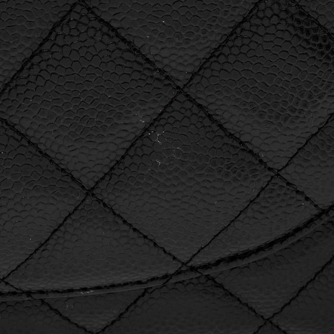 Top Quality Chanel Caviar Leather Classic Maxi Double Flap Bag (SHF-v8U2qf)