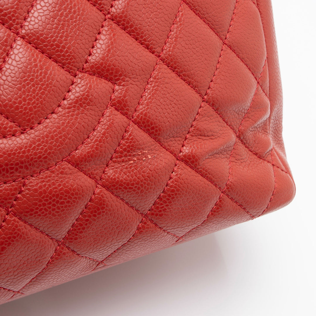 Top Quality Chanel Caviar Leather Grand Shopping Tote (SHF-iVvflz)