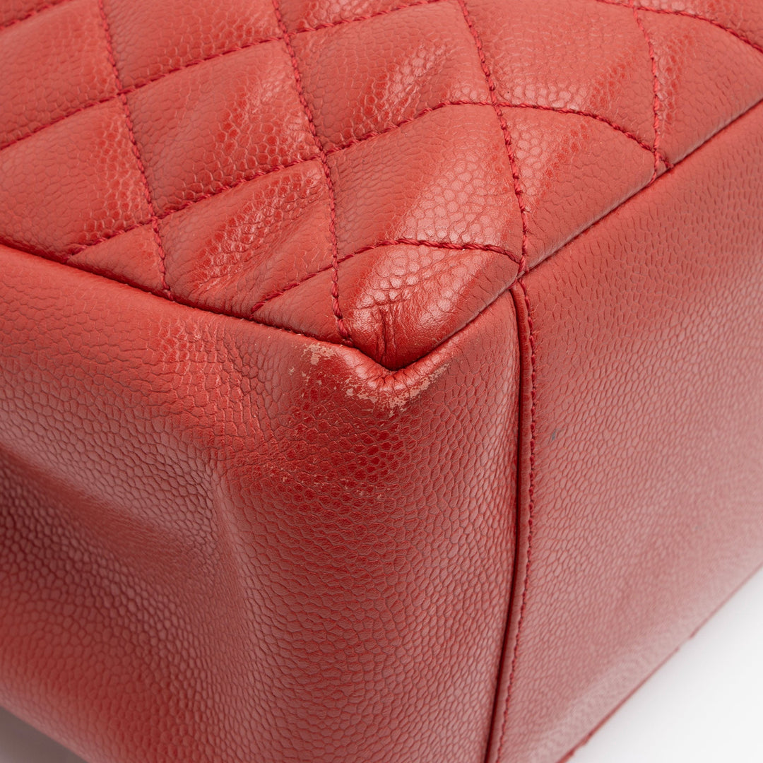 Top Quality Chanel Caviar Leather Grand Shopping Tote (SHF-iVvflz)
