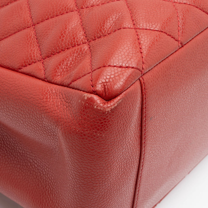 Top Quality Chanel Caviar Leather Grand Shopping Tote (SHF-iVvflz)