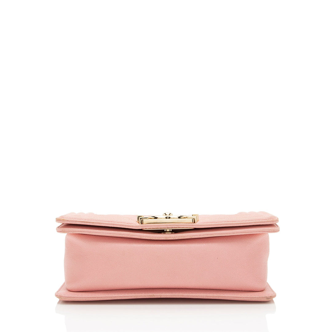 Top Quality Chanel Caviar Leather Small Boy Bag (SHF-kpn6MN)