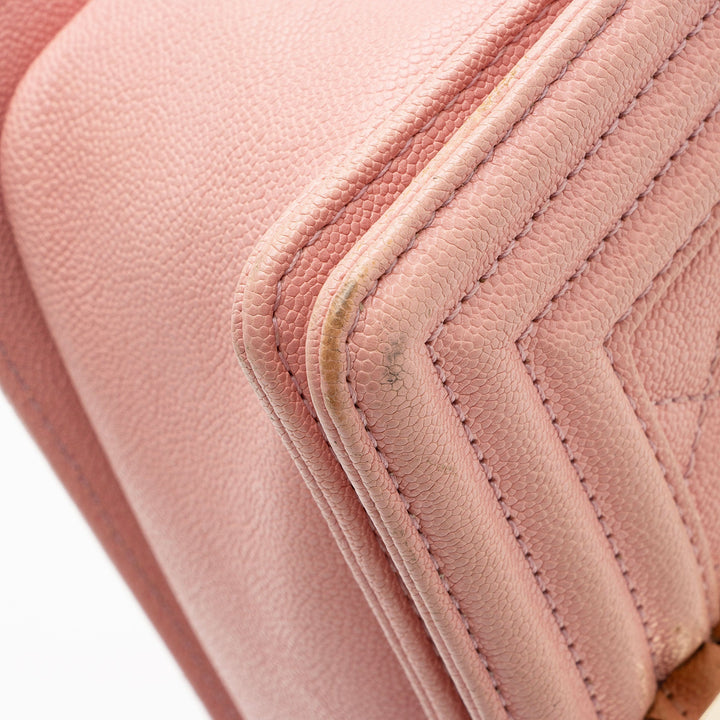 Top Quality Chanel Caviar Leather Small Boy Bag (SHF-kpn6MN)