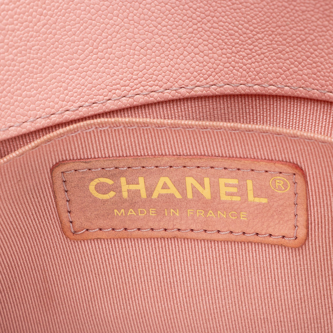 Top Quality Chanel Caviar Leather Small Boy Bag (SHF-kpn6MN)