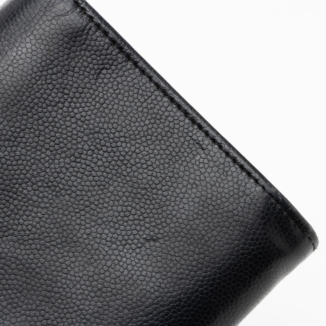Top Quality Chanel Caviar Leather Timeless Wallet (SHF-kbpgFo)