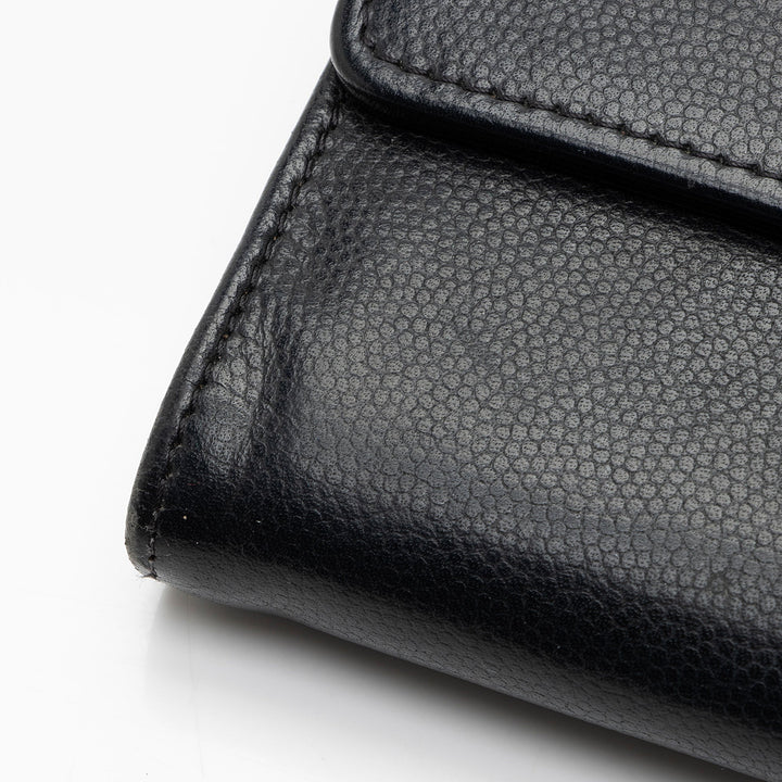 Top Quality Chanel Caviar Leather Timeless Wallet (SHF-kbpgFo)