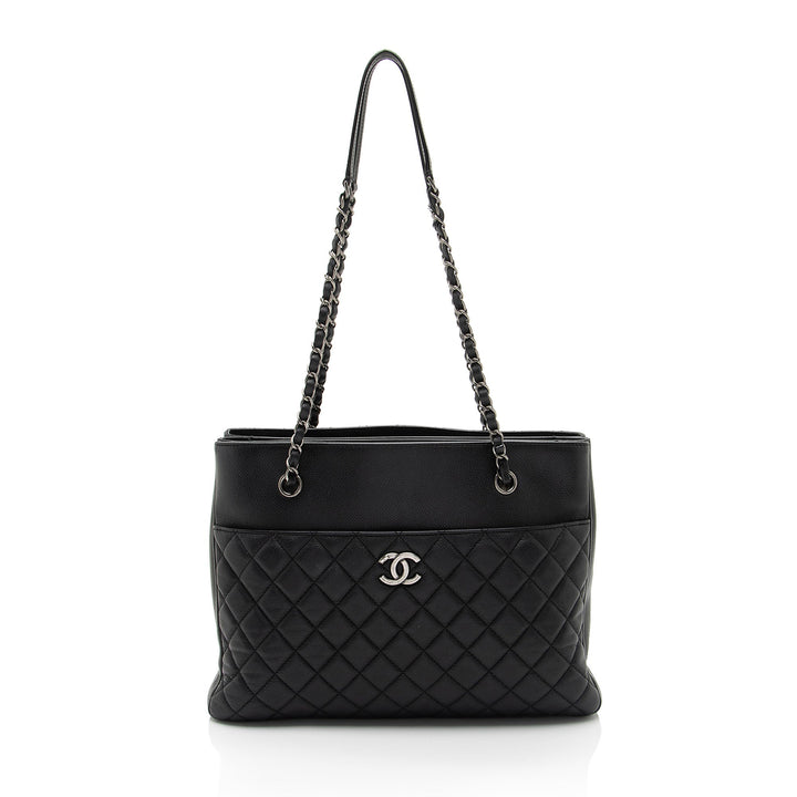 Top Quality Chanel Caviar Leather Urban Companion Tote (SHF-nAN9Fg)