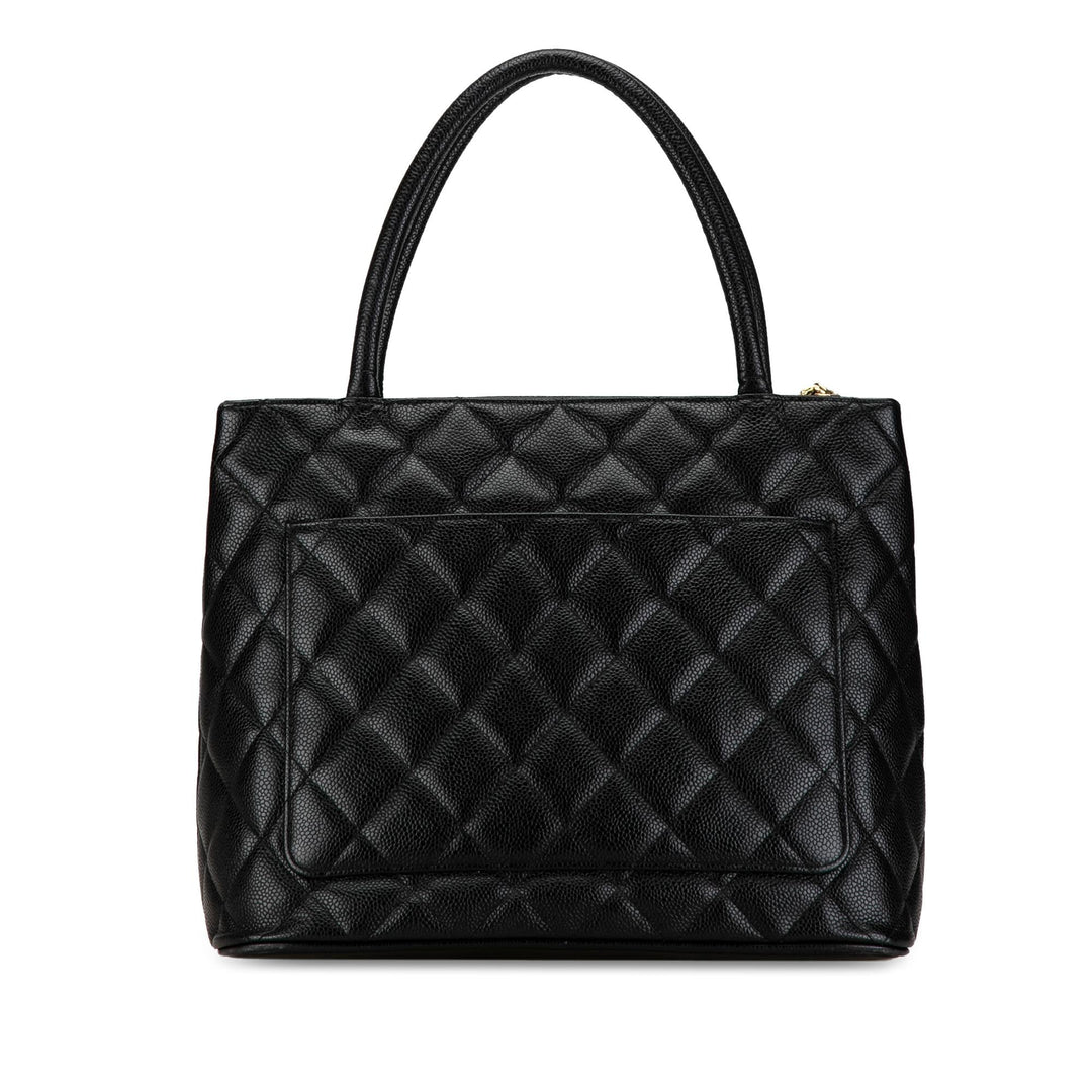 Top Quality Chanel Caviar Medallion Tote (SHG-lt8XBk)