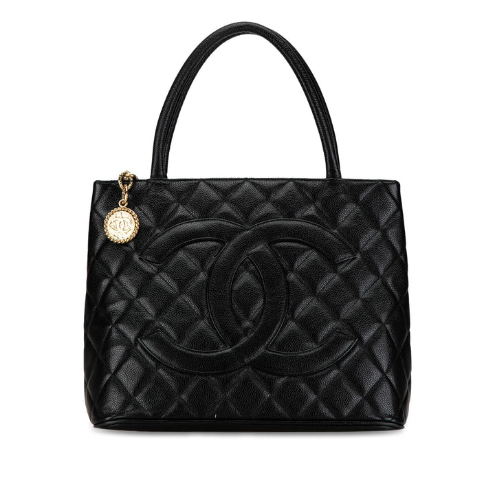 Top Quality Chanel Caviar Medallion Tote (SHG-lt8XBk)
