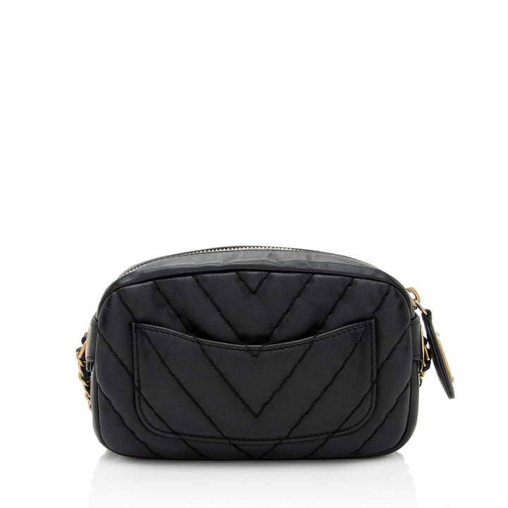 Top Quality Chanel Chevron Lambskin Medallion Mini Camera Bag (SHF-c3TbYj)
