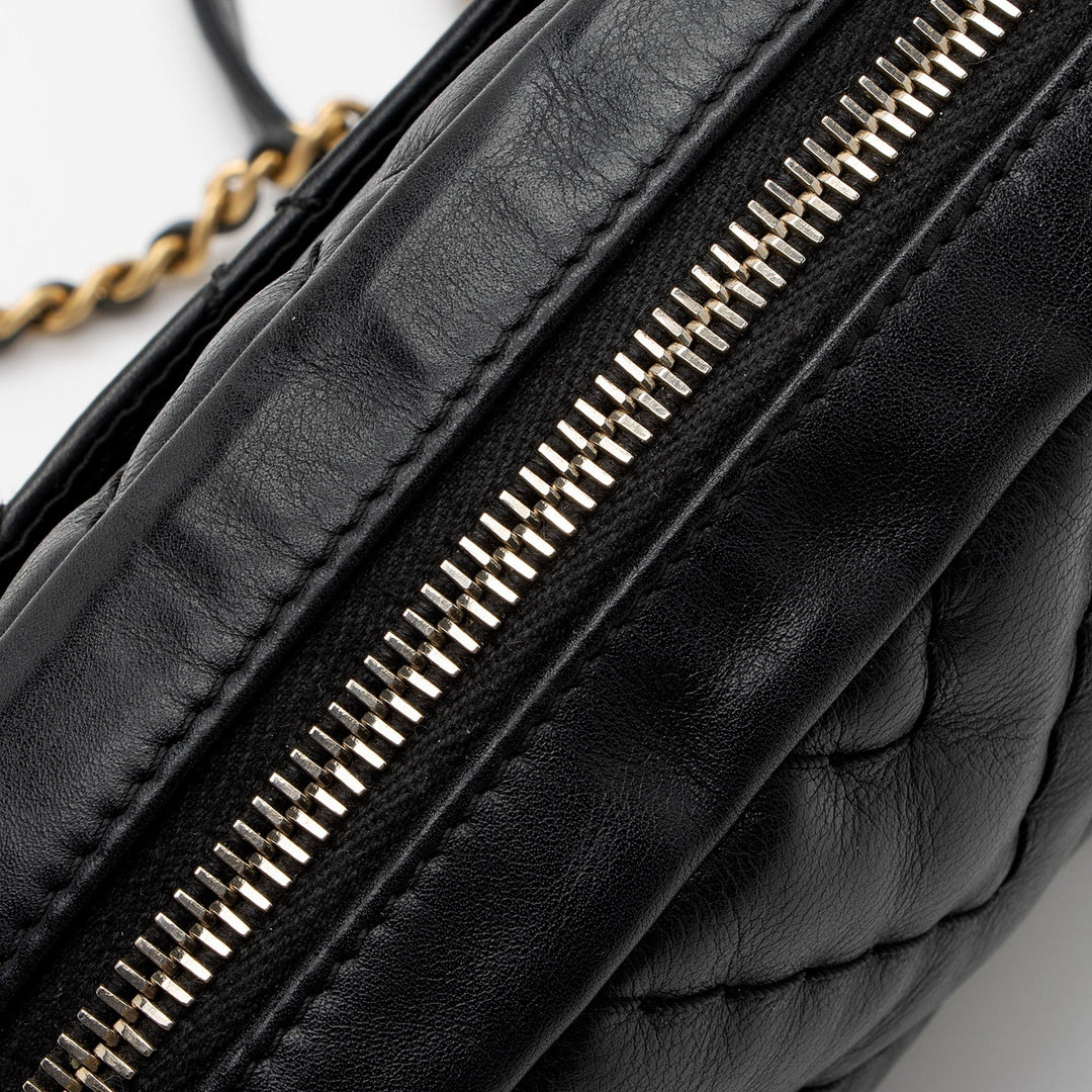 Top Quality Chanel Chevron Lambskin Medallion Mini Camera Bag (SHF-c3TbYj)