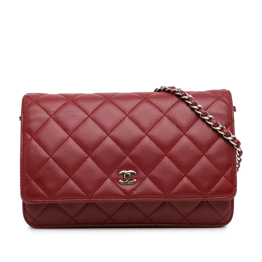 Top Quality Chanel Classic Lambskin Wallet on Chain (SHG-dvorTm)