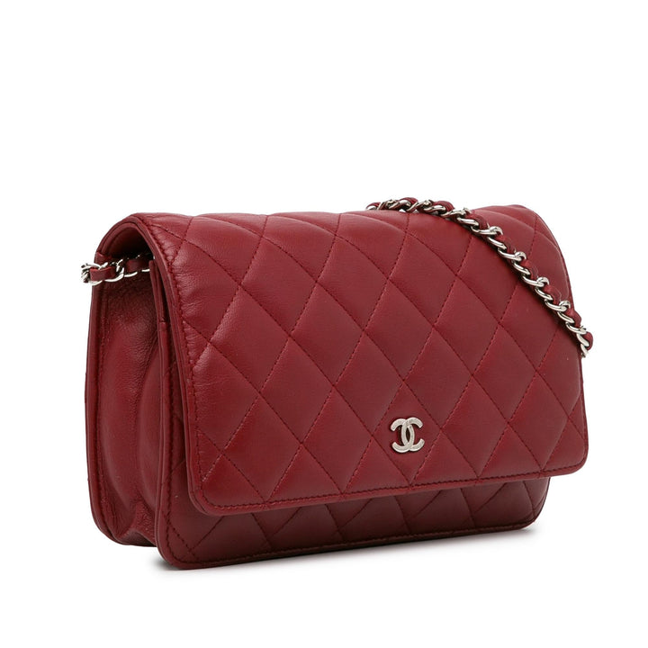 Top Quality Chanel Classic Lambskin Wallet on Chain (SHG-dvorTm)