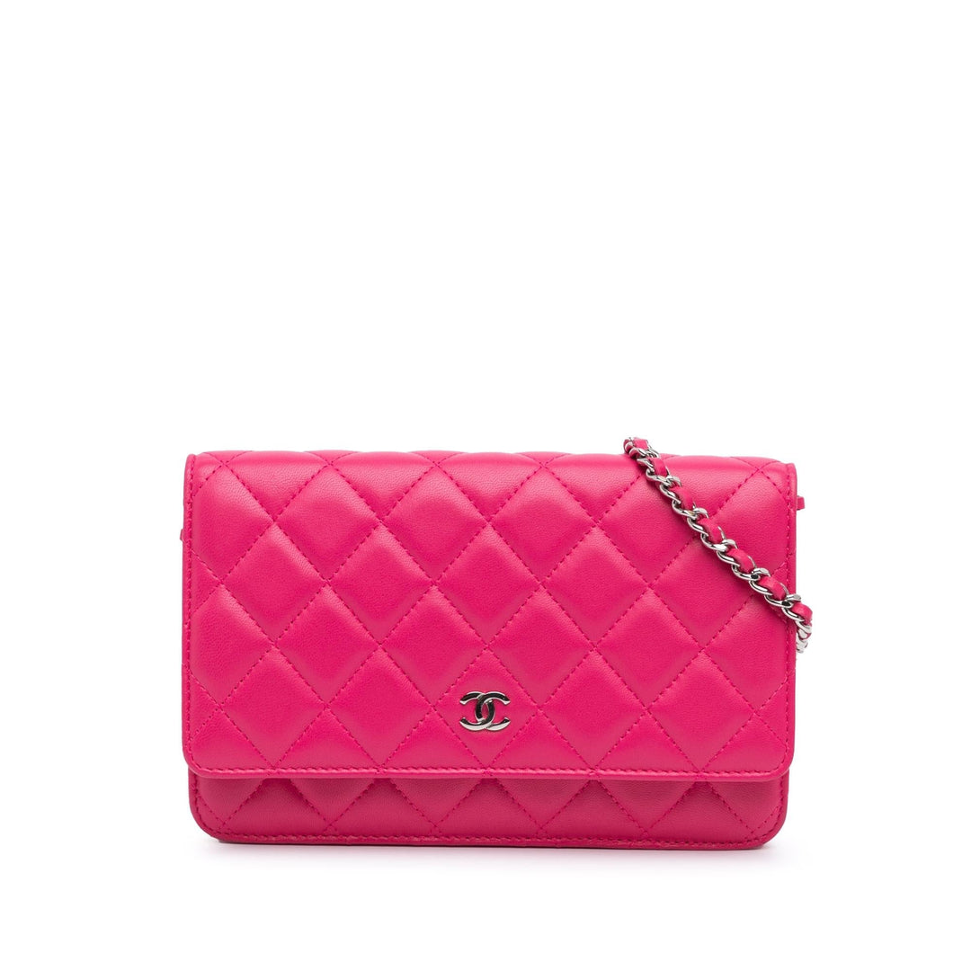 Top Quality Chanel Classic Lambskin Wallet on Chain (SHG-FlAYs1)