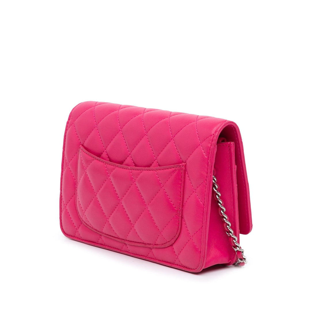 Top Quality Chanel Classic Lambskin Wallet on Chain (SHG-FlAYs1)