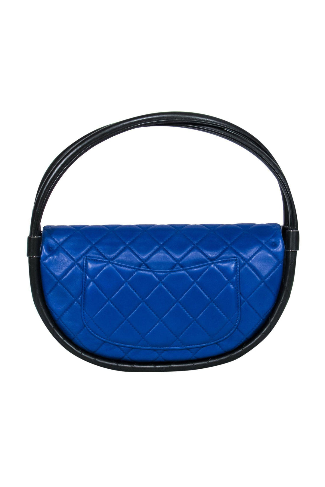 Top Quality Chanel - Cobalt Blue Rare Quilted "Hula Hoop" Handbag