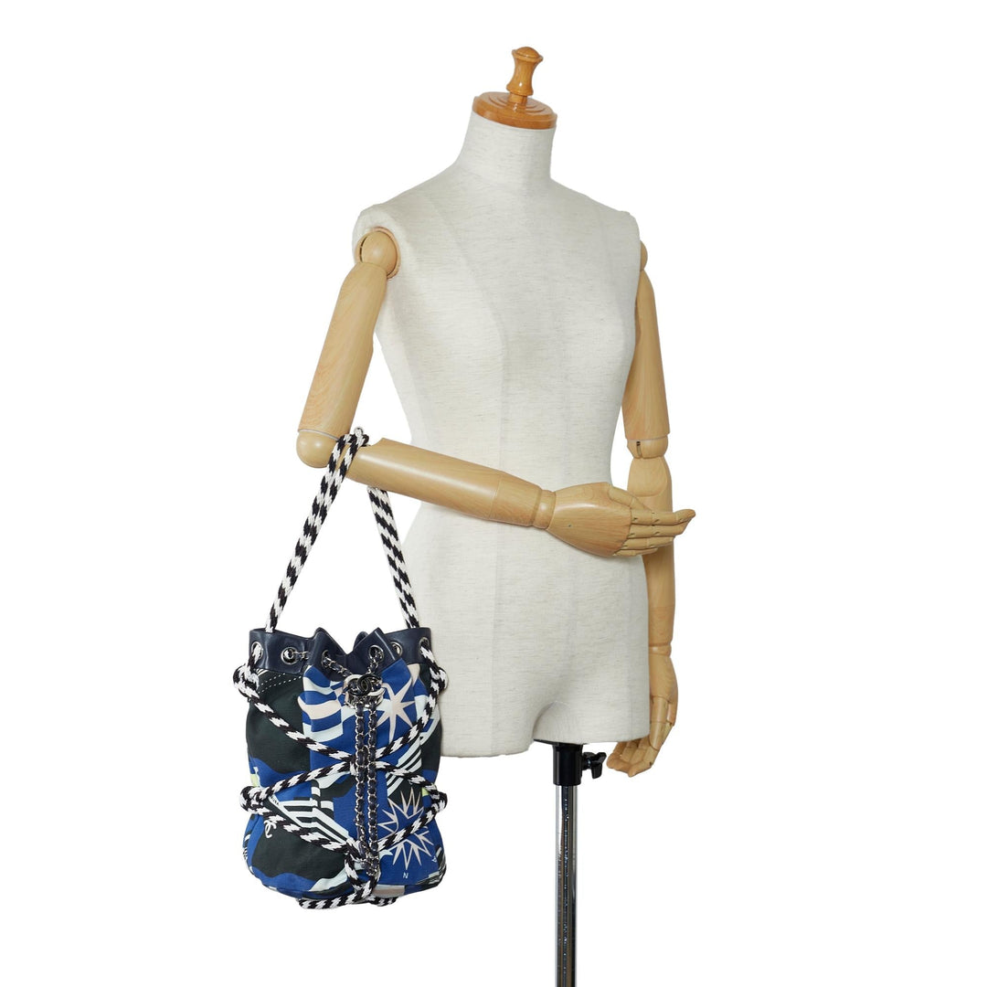 Top Quality Chanel Cotton Drawstring Bag (SHG-uPFXq7)