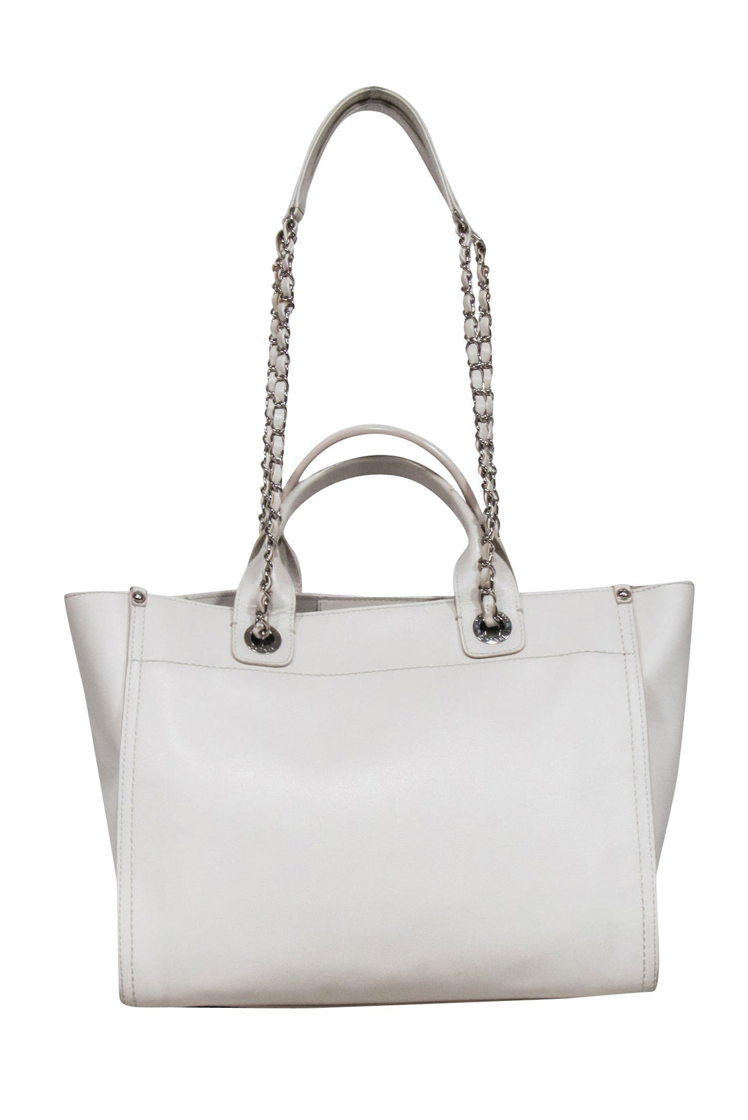 Top Quality Chanel -  Cream Medium Deauville Tote
