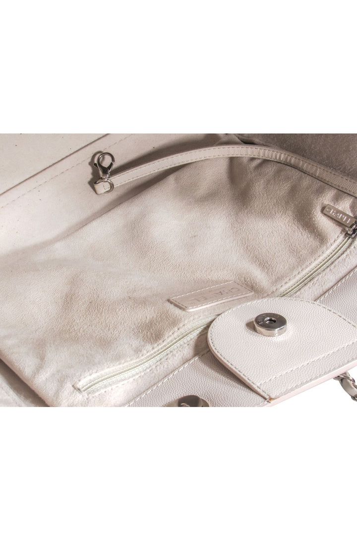 Top Quality Chanel -  Cream Medium Deauville Tote