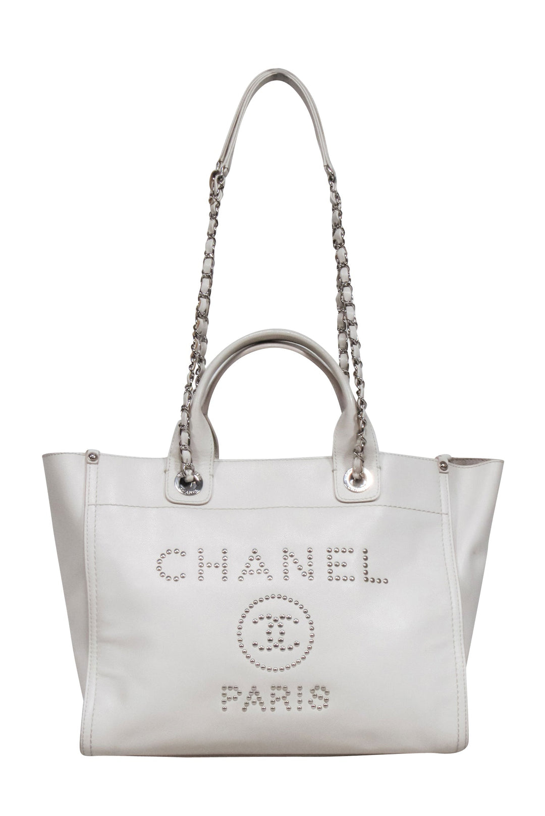 Top Quality Chanel -  Cream Medium Deauville Tote