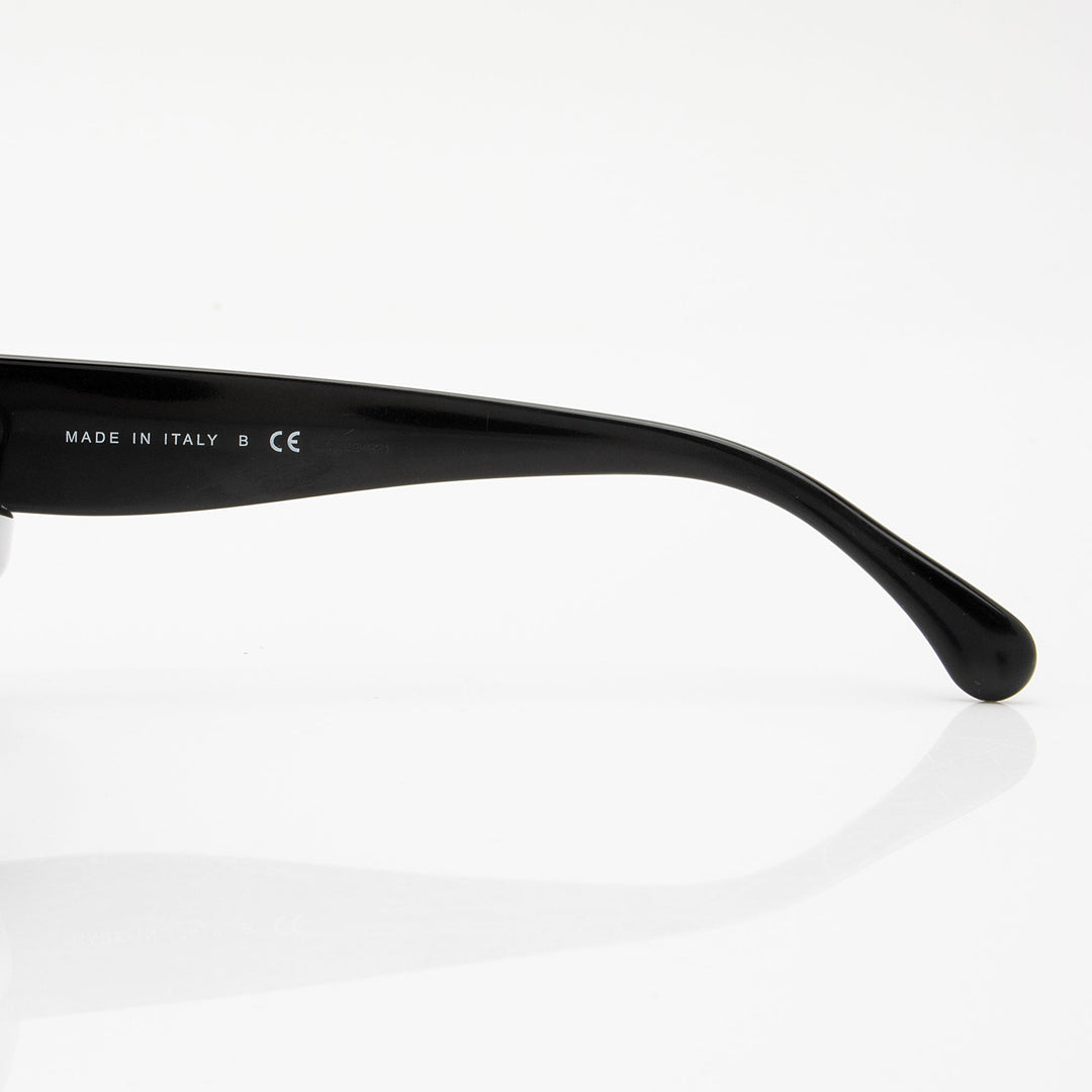Top Quality Chanel Crystal CC Oval Sunglasses (SHF-oOSxqG)
