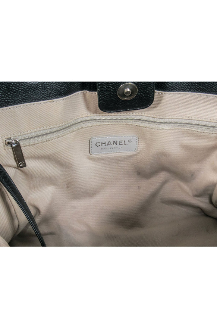 Top Quality Chanel - Deauville Tote Glazed Calfskin Leather