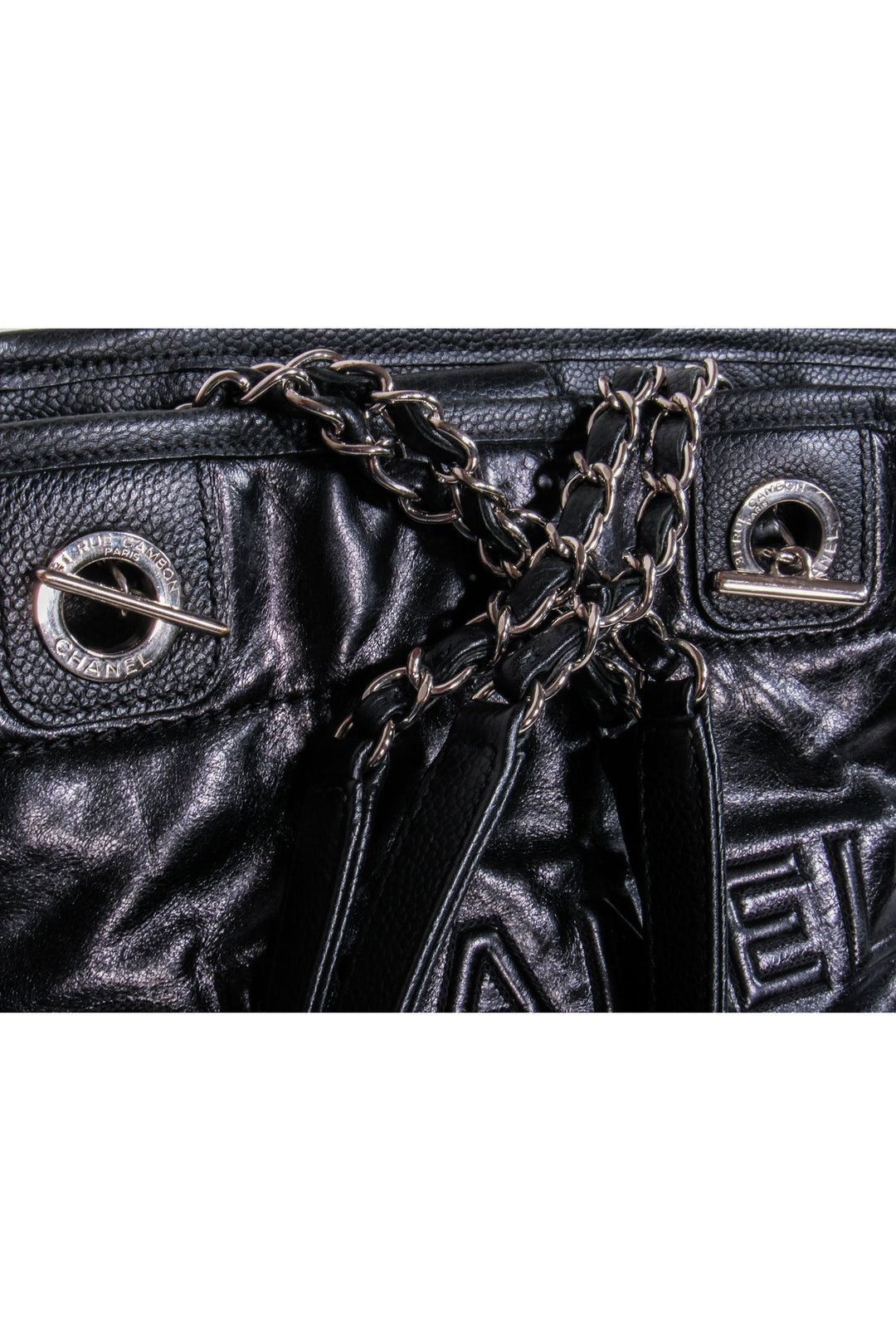 Top Quality Chanel - Deauville Tote Glazed Calfskin Leather