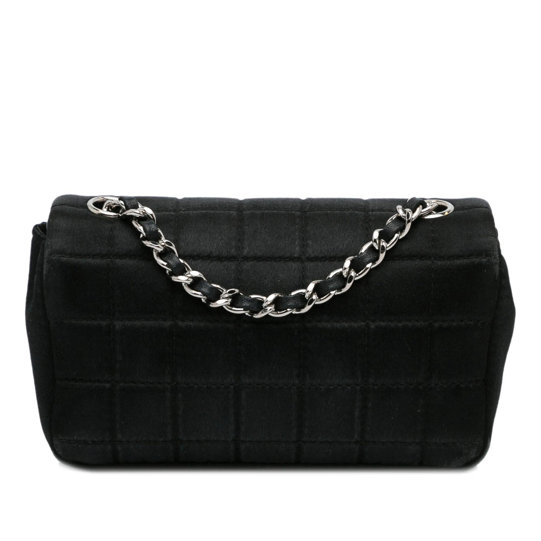 Top Quality Chanel Extra Mini Satin Choco Bar Charms Flap Bag (SHG-6SxIdS)