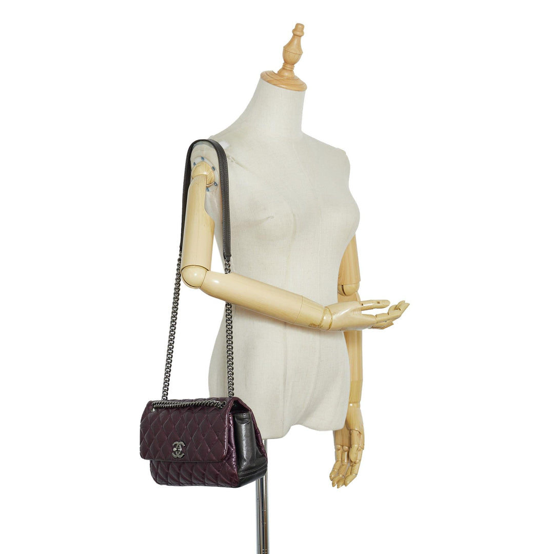 Top Quality Chanel Glazed Matelasse Portobello Flap Bag (SHG-9R78hs)
