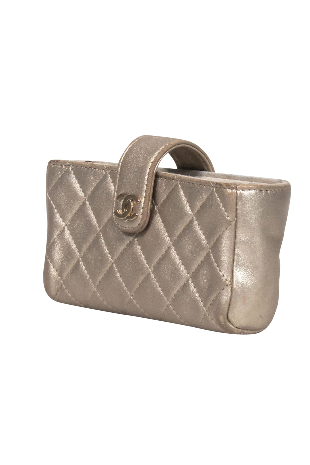 Top Quality Chanel - Gold Leather Coin Purse