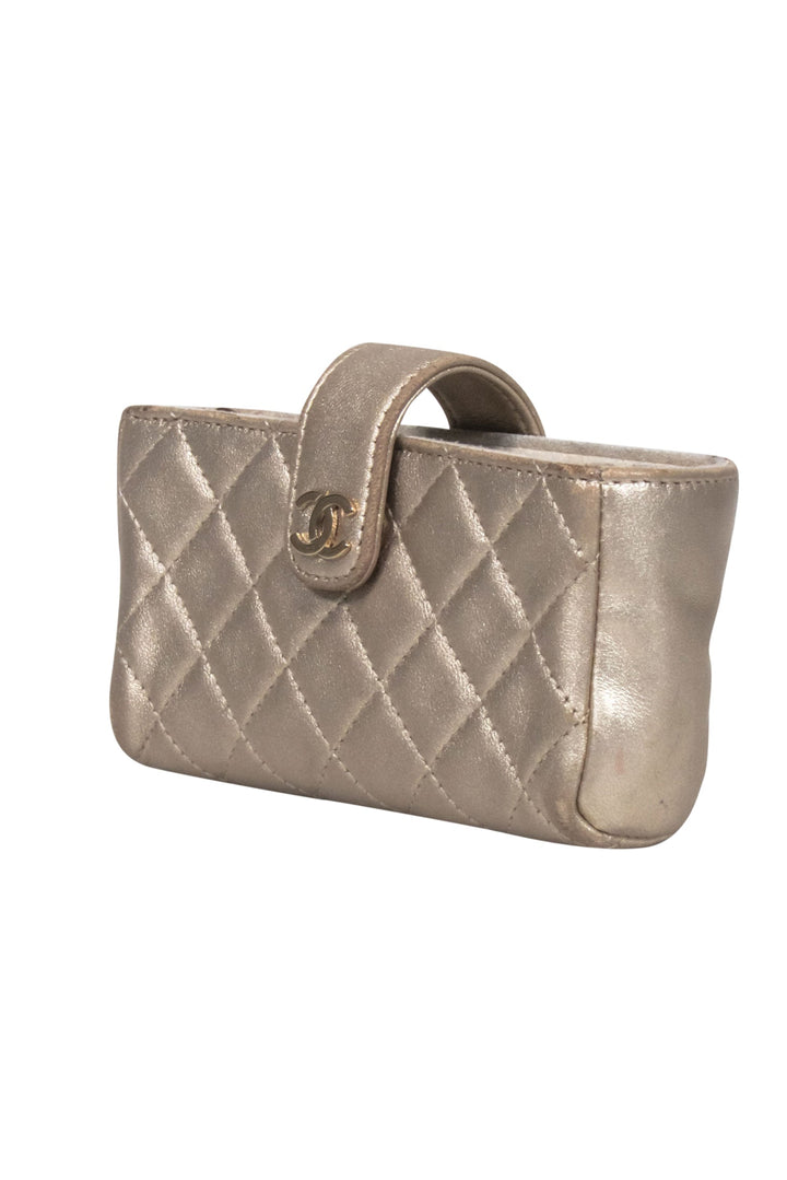 Top Quality Chanel - Gold Leather Coin Purse