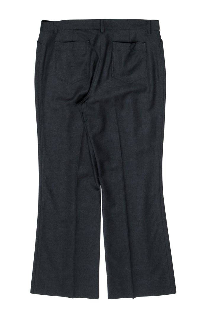 Top Quality Chanel - Grey Tailored Bootcut Pant Sz 12