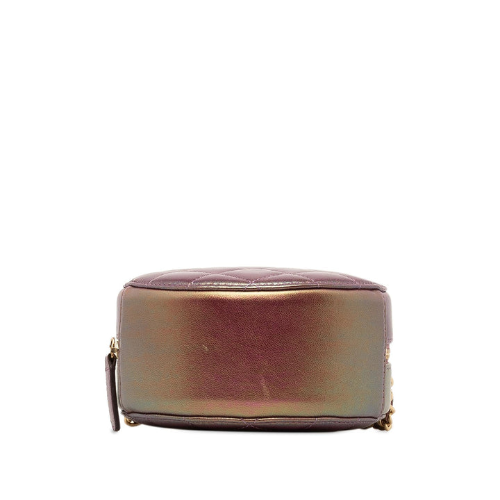 Top Quality Chanel Iridescent Lambskin Round Crossbody (SHG-dOboxk)
