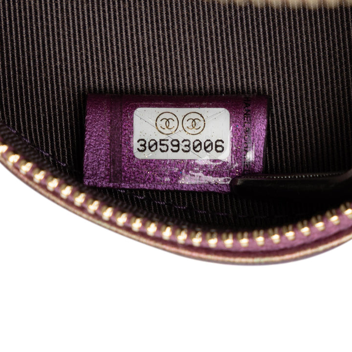 Top Quality Chanel Iridescent Lambskin Round Crossbody (SHG-dOboxk)