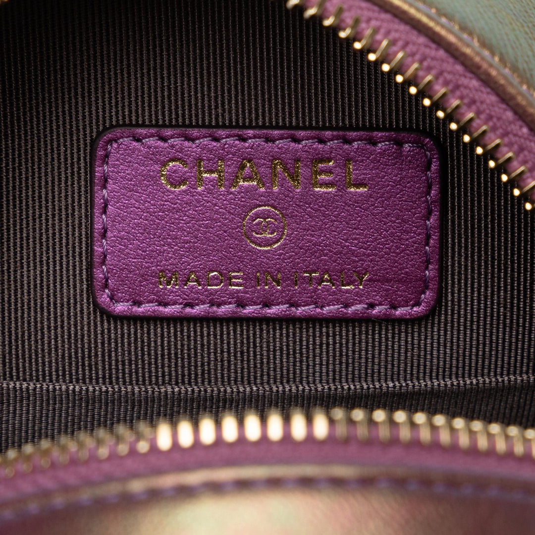 Top Quality Chanel Iridescent Lambskin Round Crossbody (SHG-dOboxk)