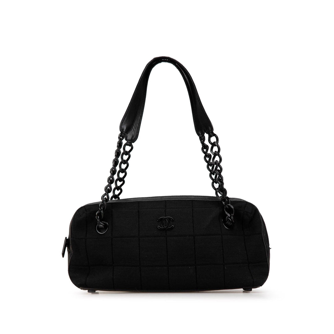 Top Quality Chanel Jersey Chocolate Bar Bowler Bag (SHG-ckSb0Y)