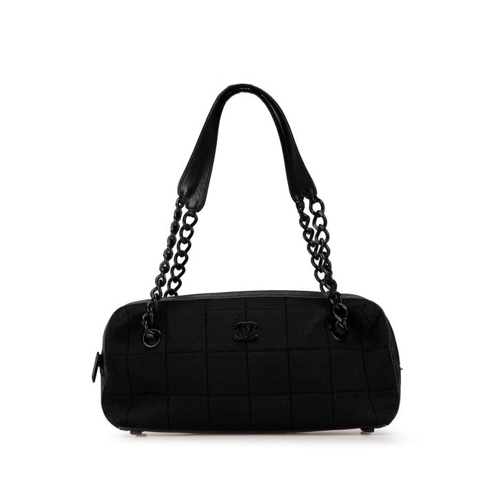 Top Quality Chanel Jersey Chocolate Bar Bowler Bag (SHG-ckSb0Y)