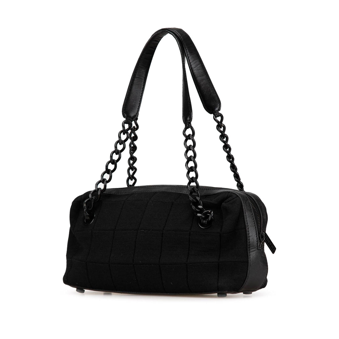 Top Quality Chanel Jersey Chocolate Bar Bowler Bag (SHG-ckSb0Y)