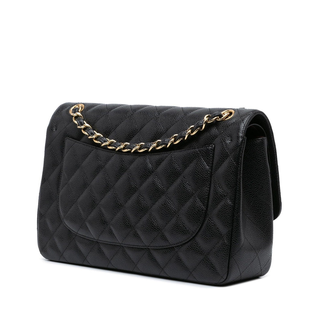 Top Quality Chanel Jumbo Classic Caviar Double Flap (SHG-uGolu5)