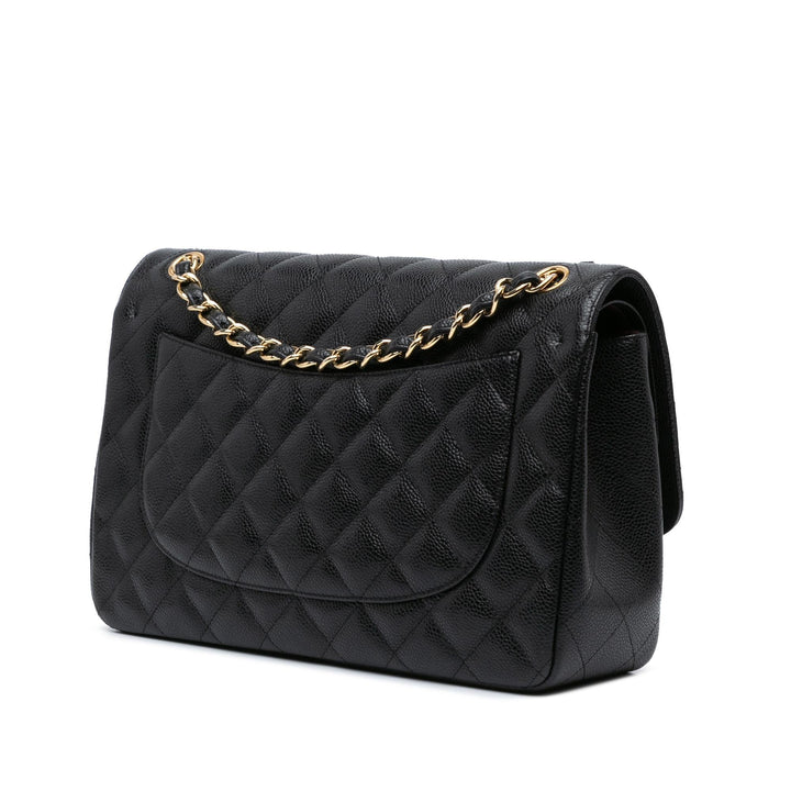 Top Quality Chanel Jumbo Classic Caviar Double Flap (SHG-uGolu5)