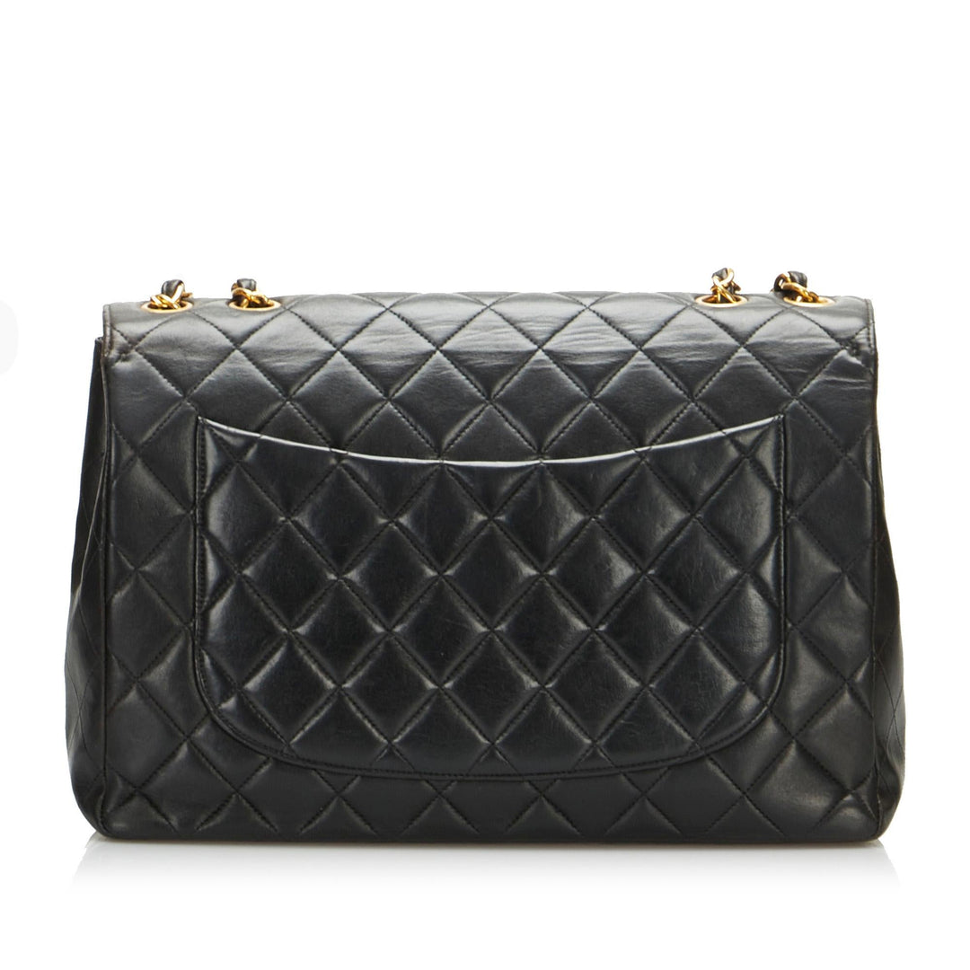 Top Quality Chanel Jumbo Classic Lambskin Single Flap (SHG-f1GsEa)